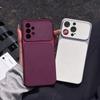 Premium Vegan Leather Casing for Samsung Galaxy A73 5G A53 A52 4G/5G A52S A33 A32 4G A23 A13 Electroplated Frame & Large Lens Case