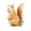 Mini Squirrel Figurine Tiny Resin Squirrel Fairy Garden Accessories Cute Miniature Animal Statue for Moss Landscape DIY Terrarium Home Decor