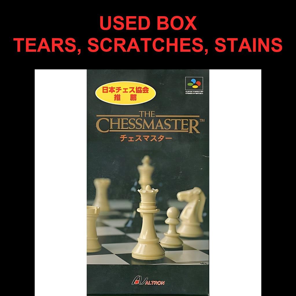 Used The Chessmaster SFC SNES Super Famicom SHVC-CH Tested Working Nintendo Table Game Altron NTSC-J Super Nintendo Cartridge