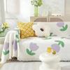 One-piece Type Polyester Cotton Sofa Cover Four Seasons Sofa Towel Non-slip Full Wrap Cover Cloth Universal Couch Towel Blanket