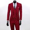 Pánský třídílný oblek Slim Fit - Britský ležérní, business a svatební styl