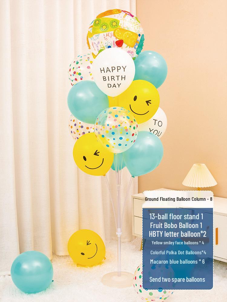 Luminous Floating Table Balloon Heart Decor for Birthday & Banquet