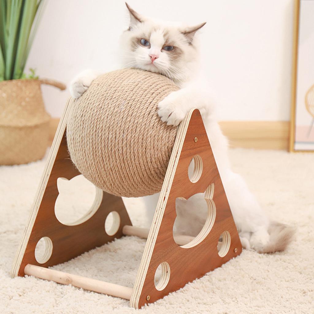 Cat Scratching Board Kitten Corner Sisal Wall Scratcher Board Paper Interactive Fun Exercise Protector 80x80 Non-toxic