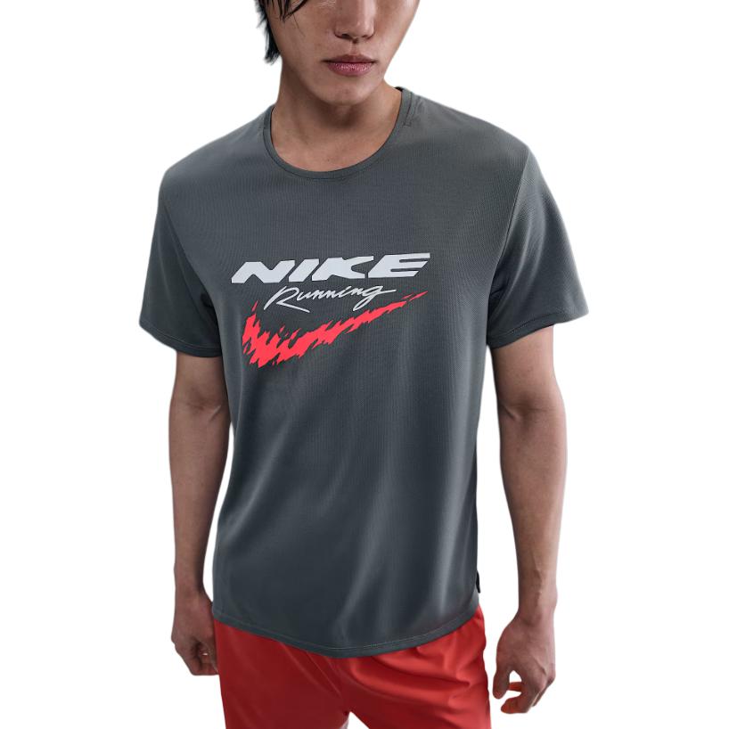 Nike T Shirts Men s Smoke Gray Crew Neck HV2136-084 M