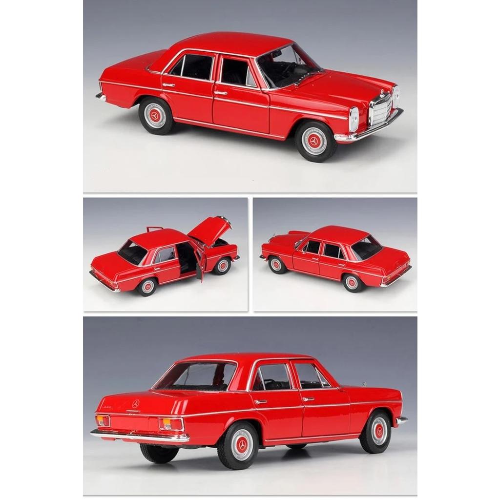 Welly 1/24 Mercedes-Benz 220 Alloy Car Model Simulation Diecasts Metal Classic Retro Old Car Model Collection Childrens Toy Gift