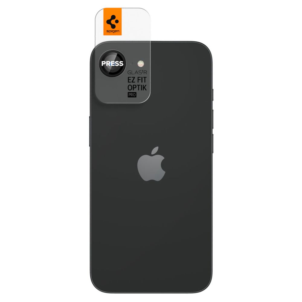 Osłona Aparatu Spigen Optik Pro Glas.tr Ez Fit Camera Protector 2-Pack Iphone 16E Black