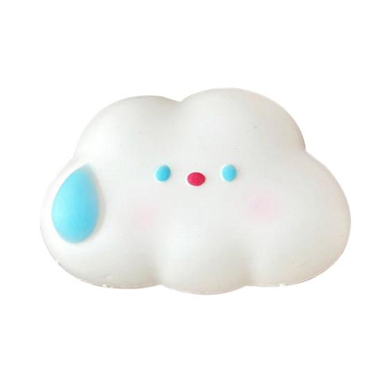 Watermelon Piece Squeeze Toy Stress Relief Cloud Chick Bread Dog Star Cheese Pinch Sensory Toy Soft Stress Ball Calming Fidget Toy