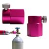 Cylinder Refill Adapter Quick Connect Soda Cylinder Adapter CGA320 To W21.8-14 CO2 Soda Water Adapter Converter for Soda Bottle