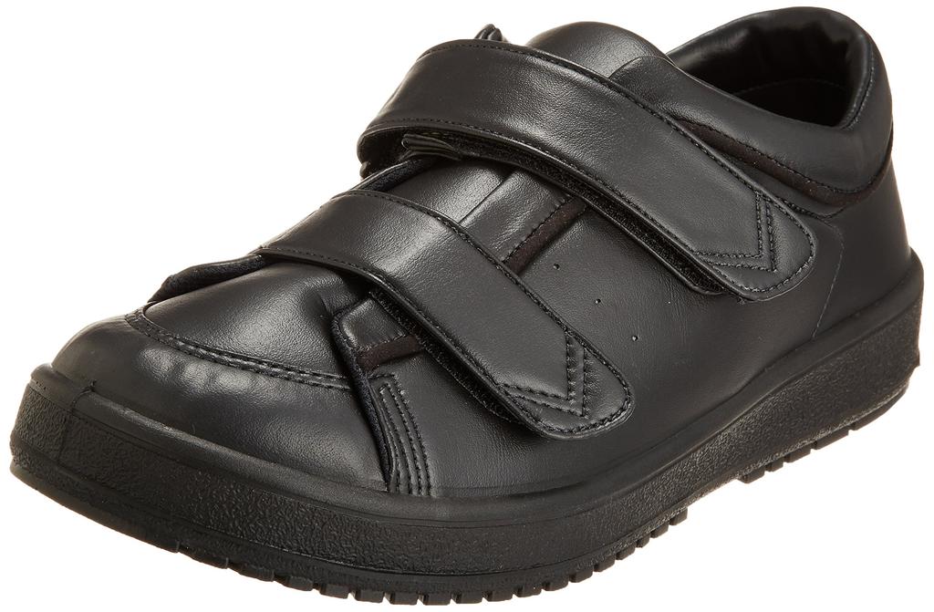 Moonstar 05 Medical Shoes Size for Both Size Cm V-Step (Same Feet), Black, 24.0