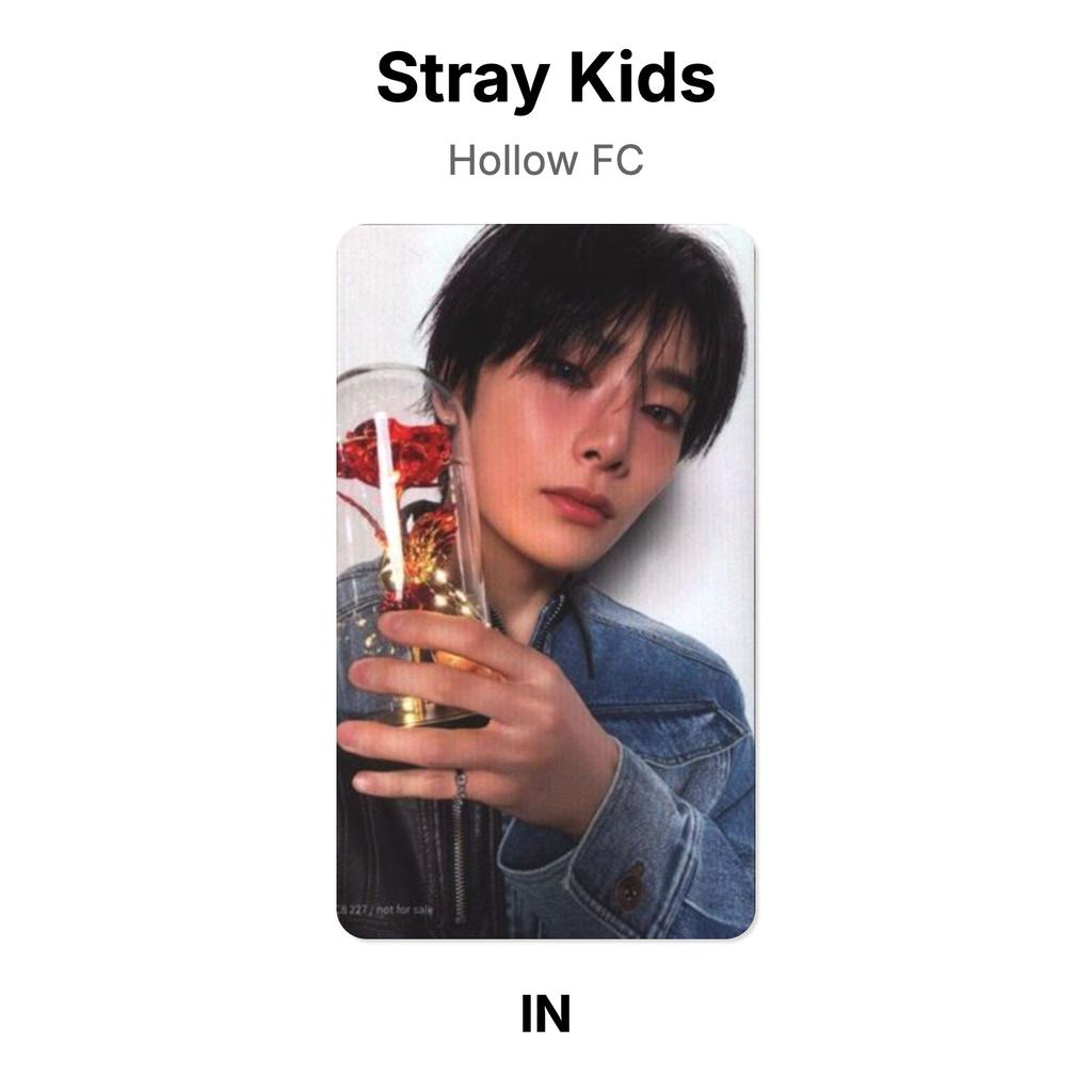 Stray Kids Hollow FC Official Photocard