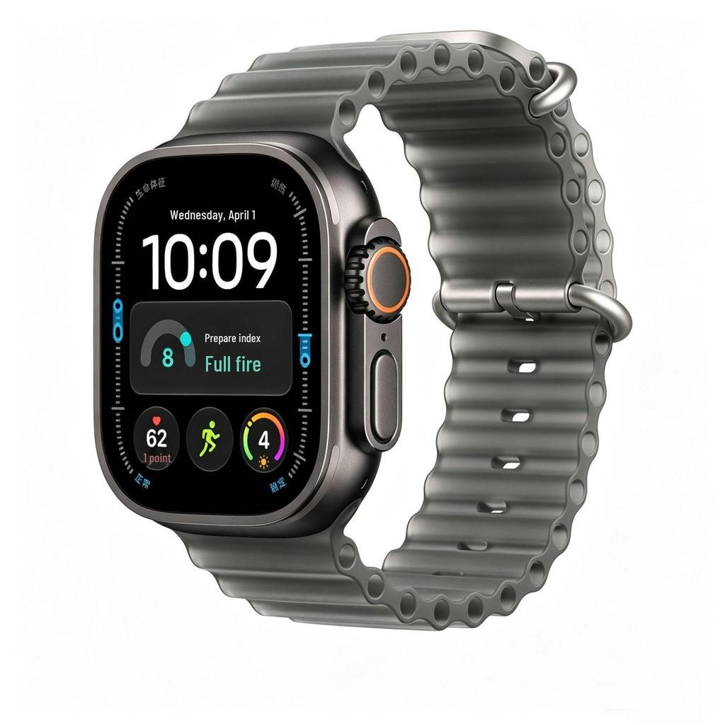 Apple Watch 11 Ultra Double Buckle Silicone Strap