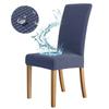 High Back Dining Chair Cover Waterproof Plus Size Adjustable Seat Protector for Kitchen Desk Banquet Home Use