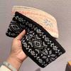 1 Stück Accessoire Farbblock-Stirnband Stilvoll Block Warm Strick Breiter Rand Haar Gestreift Gestrickt