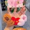 Kawaii Plush Bag Pendant Cartoon High Beauty Girl Heart Keychain Pendant Girlfriend Birthday Gift Women Accessories Wholesale