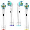 4 ks náhradné hlavice kefiek pre hlavice na zubné kefky Oral-B Hlavy elektrických kefiek Advance Power/Pro Health