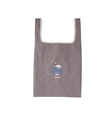 PEANUTS Snoopy Eco Bag M One-Point ( Warm and Cozy Winter )