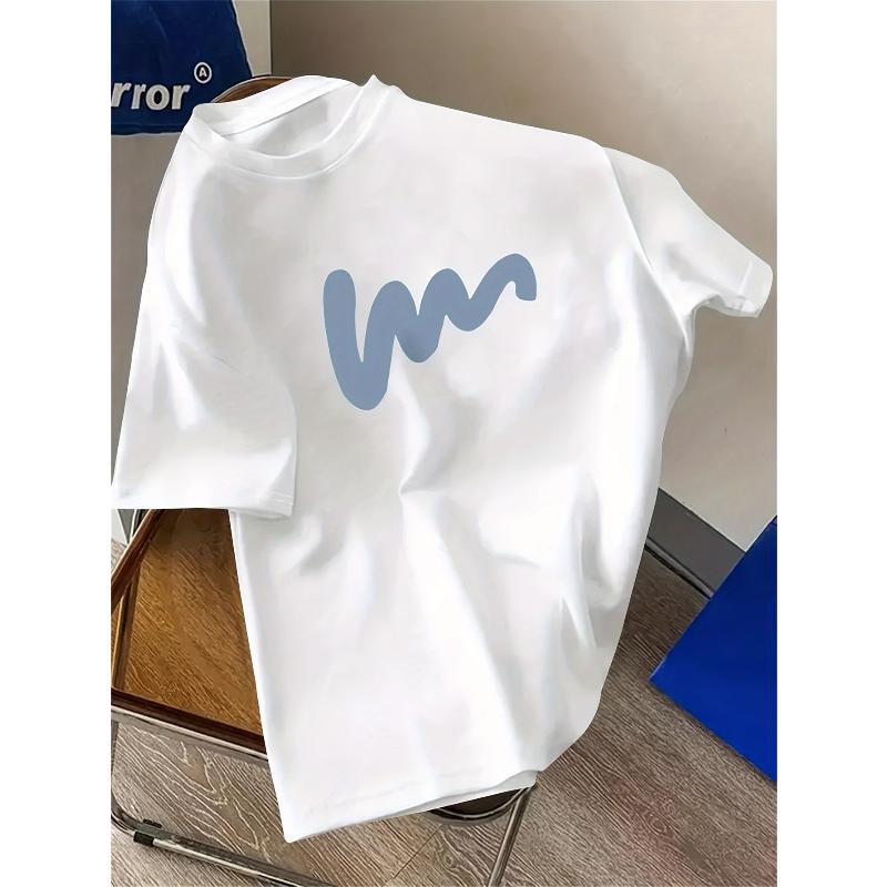 Специальное предложение Футболка с коротким рукавом Обычная ткань Дышащая Удобная XXL белый