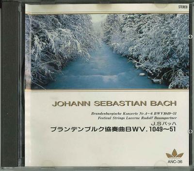 CD FESTIVAL STRINGS LUZERN, RUDOLF BA - J.s.bach : Brandenburgisches Konzert ANC36 FIC Japan Klassisch Gebraucht
