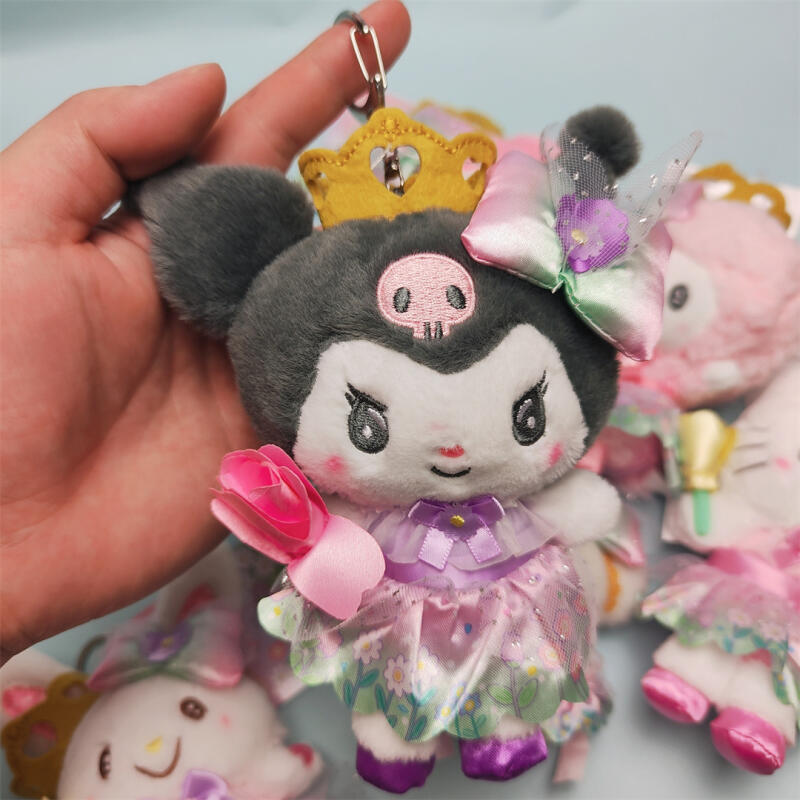 Sanrio Usahana Cogimyun Kirimichan Flower Bloom Fairy Wand Crown Bow Plush Toy Pendant Handbag Hang Decoration Christmas Gift