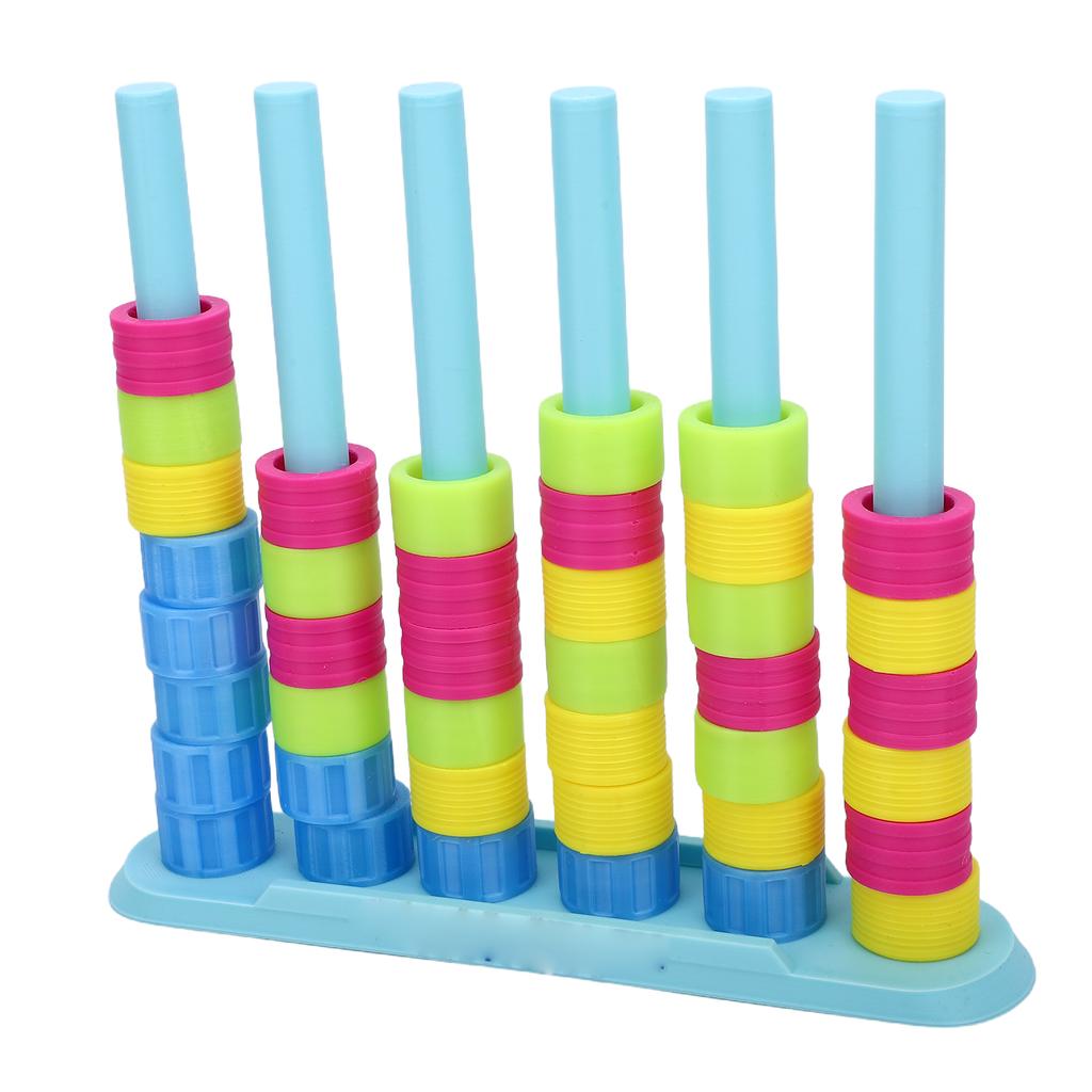 Color Matching Stacking Puzzle Game Educational Wooden Color Match Challenge Game for Kids