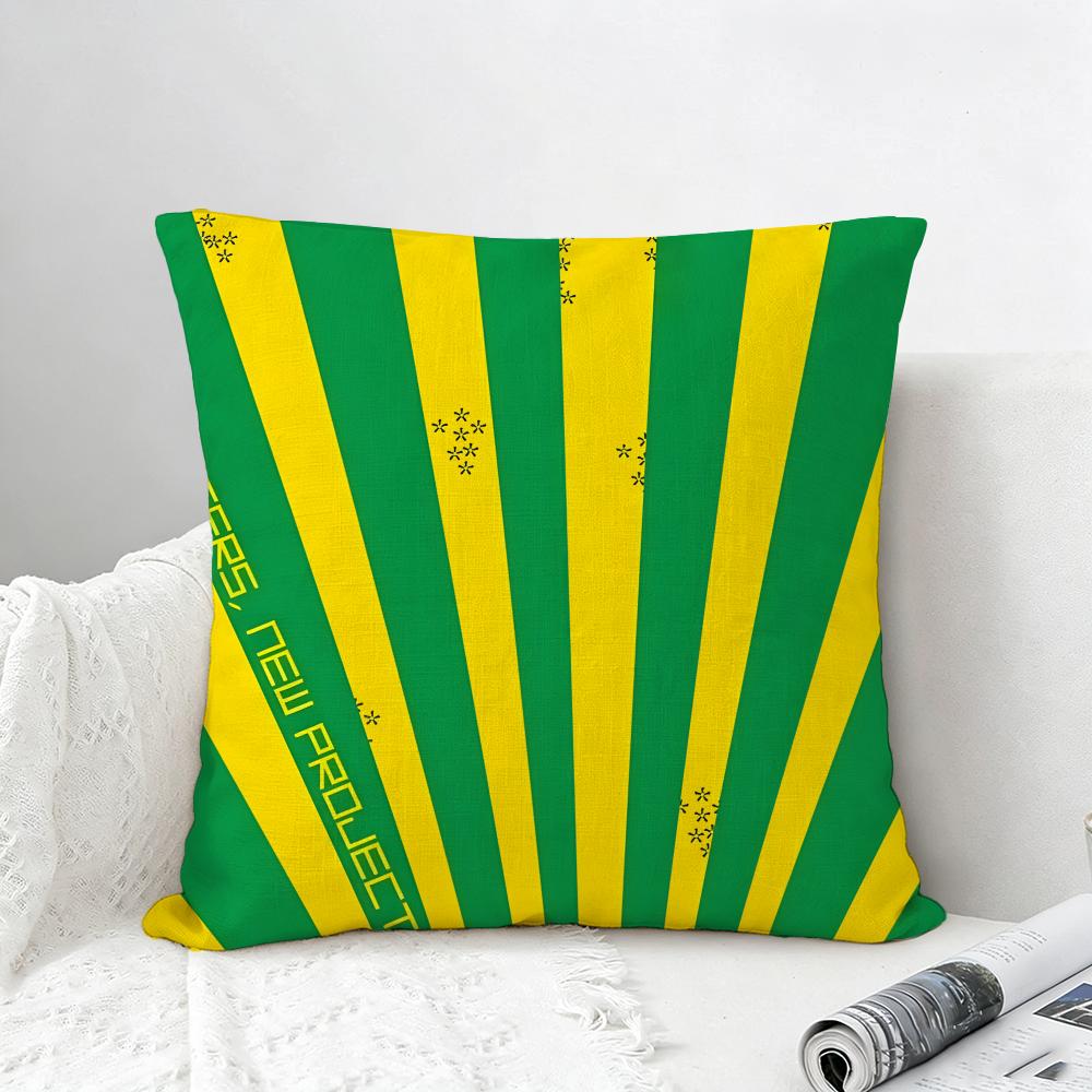 Pattern Brazil Style Cushion Cover Natural Linen Pillowcase Set AllinOne Decor for Sofa Bedroom  Chair