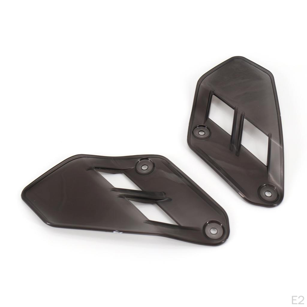 2 Pieces Windshield Deflector Automotive Frames Accessories Upper Wind Deflectors kit suitable