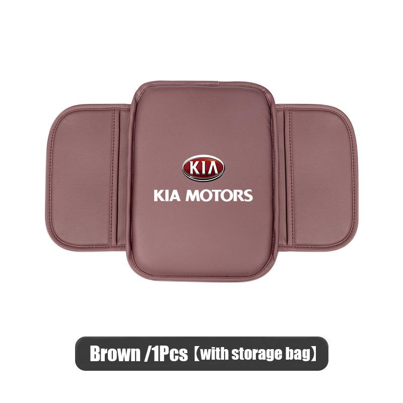 Car Armrest Box Cushion Protection Mat Storage Pocket Accessories For KIA Carnival Niro EV9 K8 Forte Cerato Sportage Ray EV gbnkr30