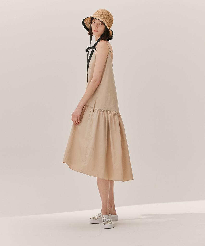 CETU Sleeveless Dress Beige
