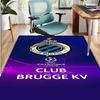 Club Brugge K V Pattern Rug, Indoor/Outdoor Mat, for Picnic, Gameroom, Bedroom, Office, Living Room, Home Decor Carpet, Birthday Gift