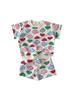 Korean Style Summer Balloon Sleeve Toddler Two-Piece Shorts Set