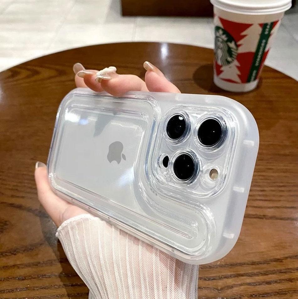 

Противоударный силиконовый бампер, прозрачный чехол для телефона для iPhone 15 14 13 12 11 Pro Max X XR XS 7 8 Plus, защита объектива, прозрачный чехол For iPhone 13