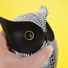 Dots Owl Statue Decorative Figurine Ornament for Home Office Resins Crafts Animal Sculpture for Book Shelf and TV Stand
