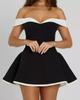 Strapless One-Shoulder Slimming Evening Gown