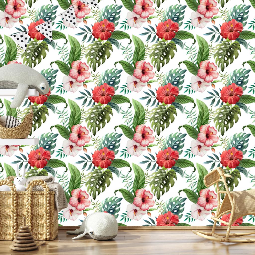 Colorful Flowers Wallpaper for Living Room and Bedroom 50x1000