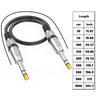 30cm-10m 6.35mm Port Stereo Cord 6.35 Male to Male Extension Wire Line for KTV, Home Theaters