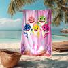 Ultra-Soft Beach Towel with Shark Theme,Ideal for Pool - Camping, Diving - Perfect Travel Essential, Vibrant Beach Towel.