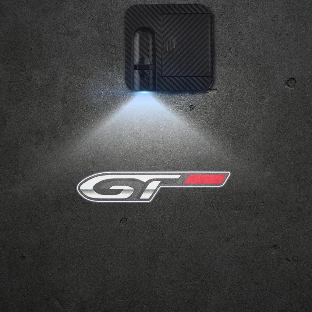 1/2PCS RCZ R GT Car Door Welcome Lights Laser Projector Logo Wireless N Sensing For Peugeot 107 108 308 306 307 5008 2008 3008