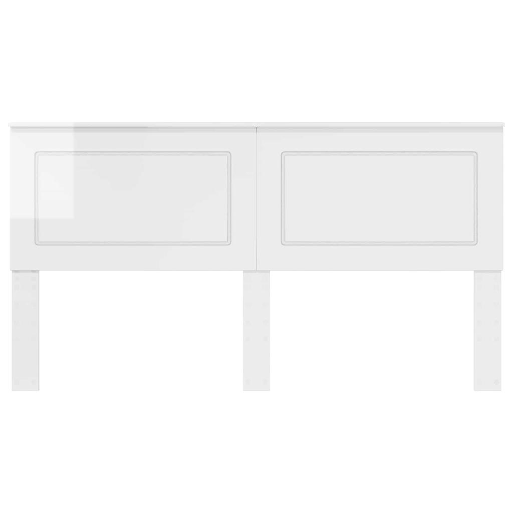 Headboard Glossy White 100 cm Particleboard