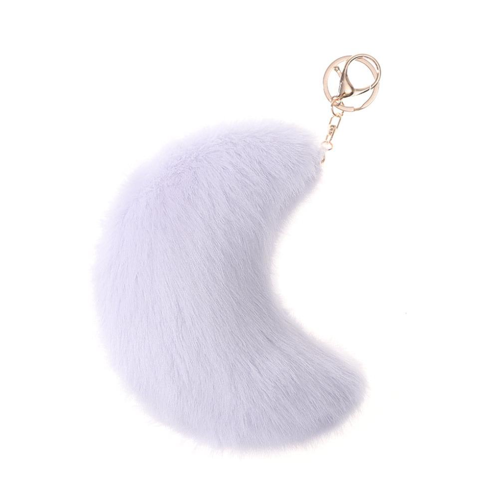 Pink Color Soft Pillow Moon Pattern Star Keychain New Stuffed Pillow  for Birthday