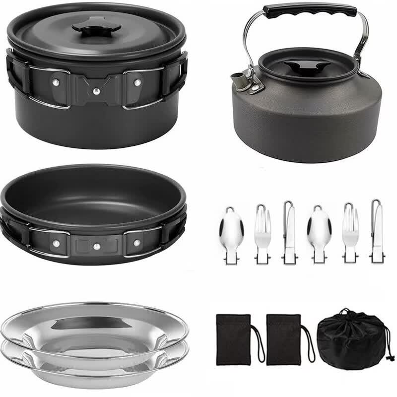Gongziyu 2-3 Person Camping Kettle & Pot Set