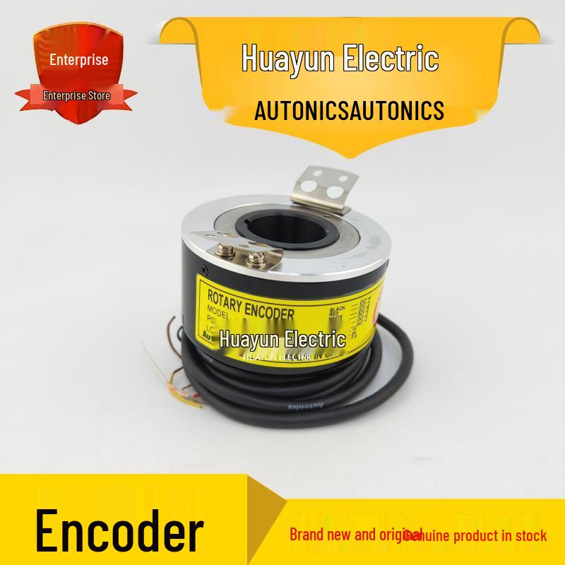 Autonics E80H30-3200-6-L-5 Hollow Shaft Rotary Encoder 3200 PPR, 6mm Shaft, L Type, 5V