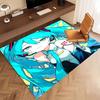 1pc Hatsune Miku Print Area Rug - Soft, Washable Non-Slip Indoor Mat, Living Room, Home Office Decorative Rug,Office Decorative
