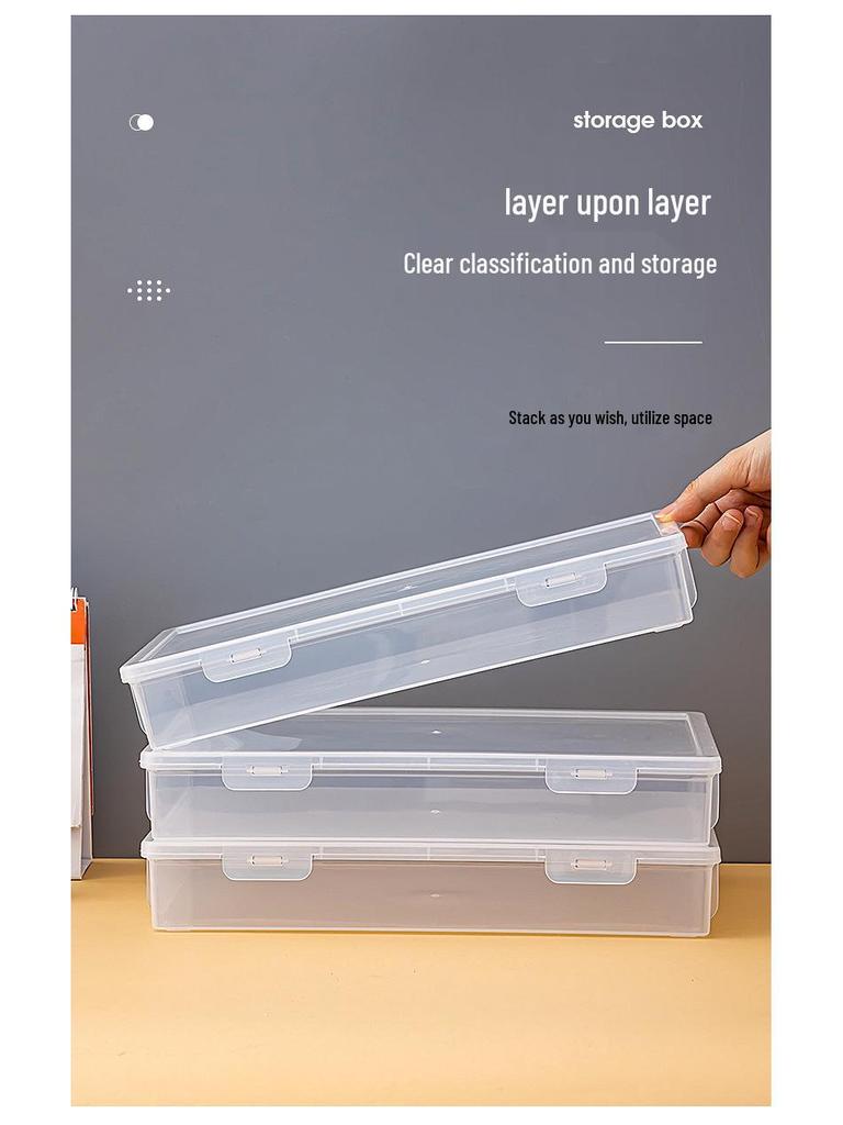 Transparent A3 File Bag - Large Capacity Art Storage Box and 8K Drawing Album Organizer