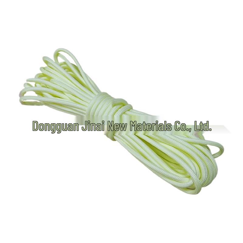 550 Luminous Nine-Core Paracord: Glowing Outdoor Polyester Cord in 6 Colors