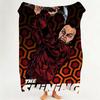 Movie T The S Shining  Flannel  Blanket Suitable for Sofa Living Room Bedroom