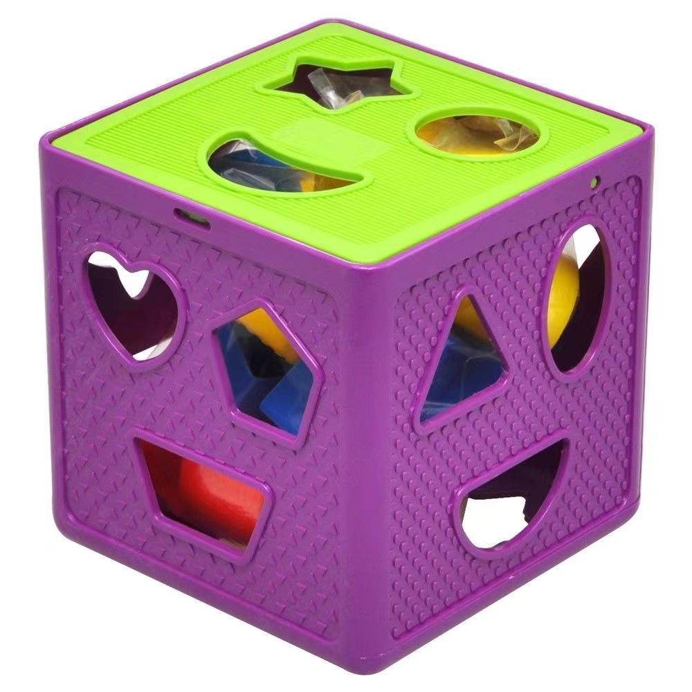 Kids Geometric Shape Recognition Building Blocks Set
