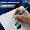 Press Fountain Pen with 5 Inks Cartridges 0.38mm Fine Tip Retractable Inks Pen Fountain Pen for Student Women Men