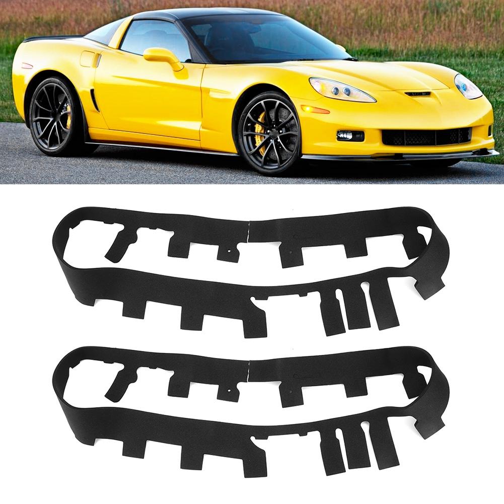 2Pcs Car Headlight Sealing Strip Accessory Fit for Chevrolet Corvette C6 20052013