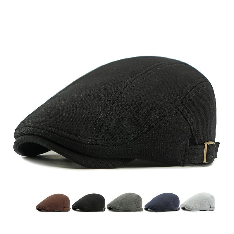 Beret Men's British Vintage Progressive Hat Paintsman's Hat Peaked Cap