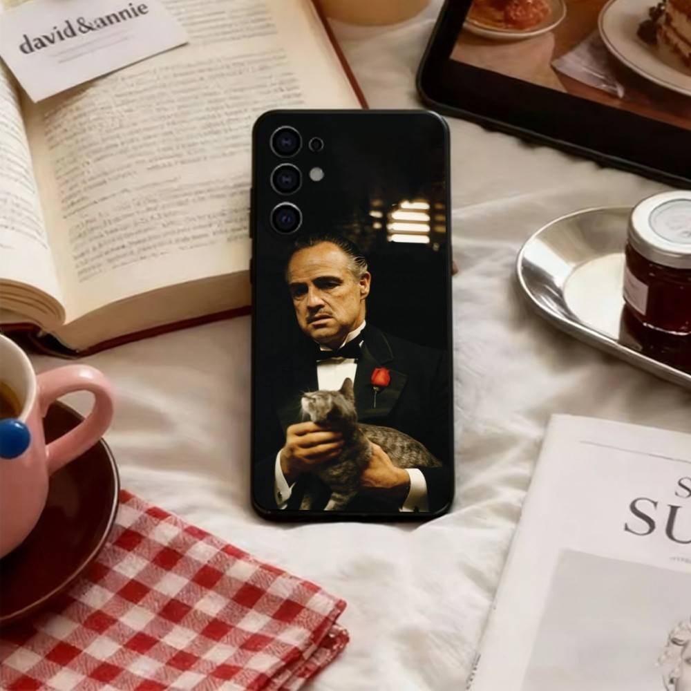 The Godfather Phone Case For Samsung S25,S24,S21,S22,S23,S30,Ultra,S20,Plus,Fe,Lite,Note,10,Black Cover